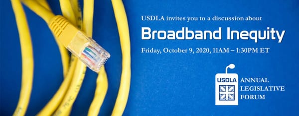 On Friday, U.S. Distance Learning Association Tackles Issues of Broadband Inequity