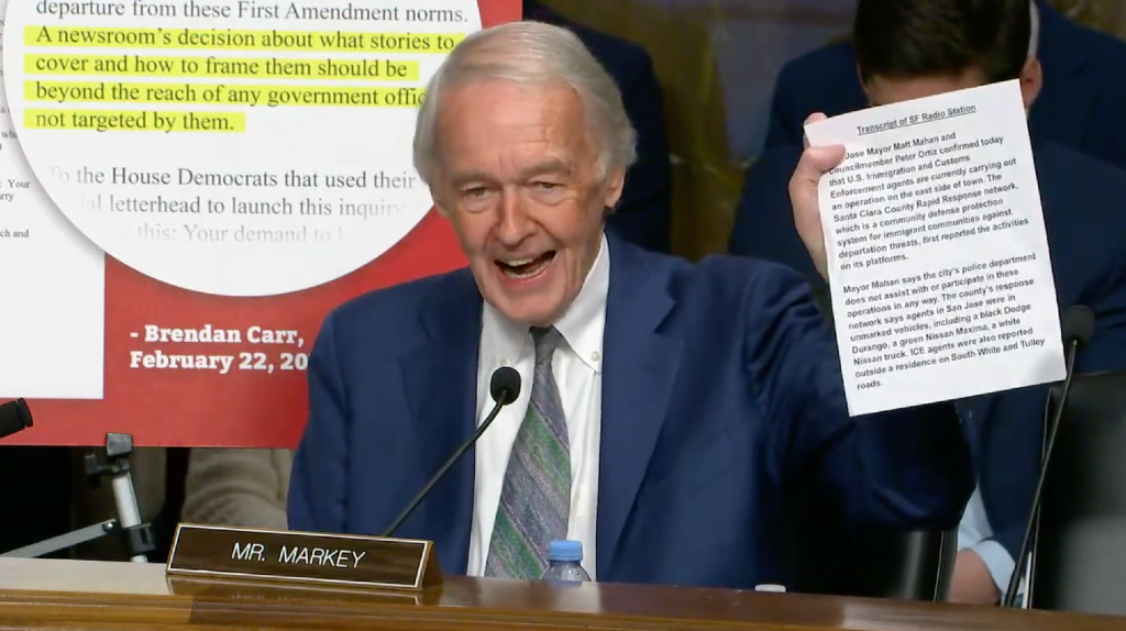 Senators Press FCC Chair for First Time Since Kimmel Controversy