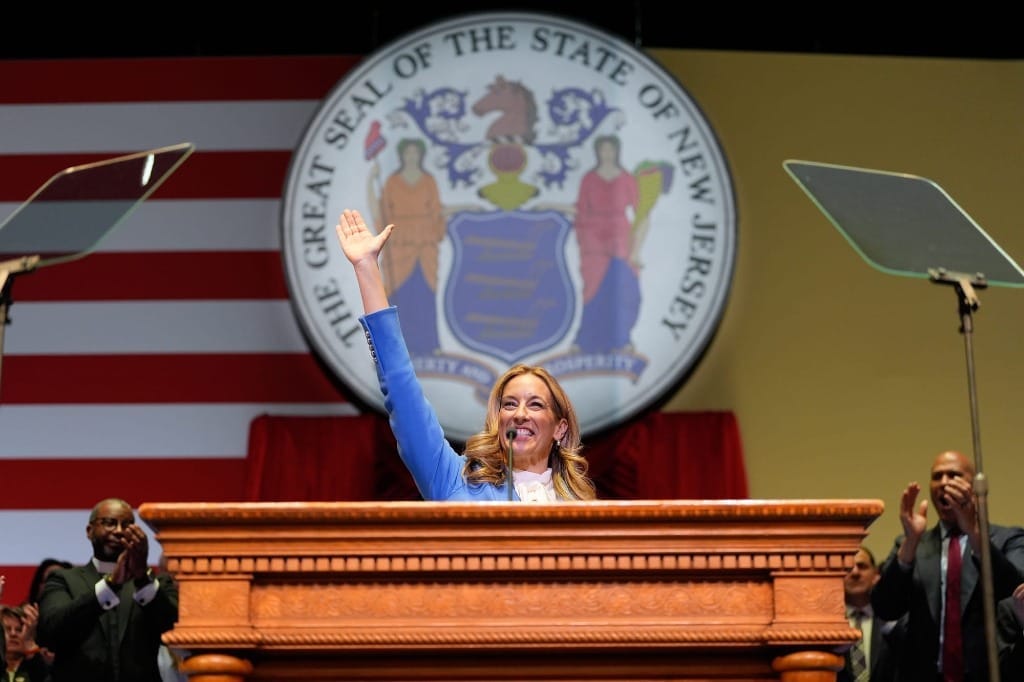 New Jersey Gov. Sherrill Uses Budget Speech to Go After Big Tech