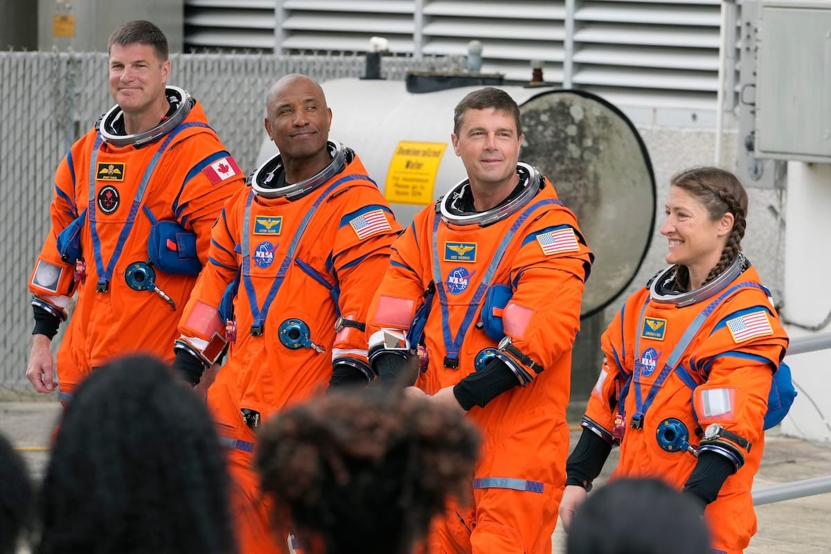 Artemis II Astronauts Bound for Moon on NASA's First Lunar Voyage in Decades