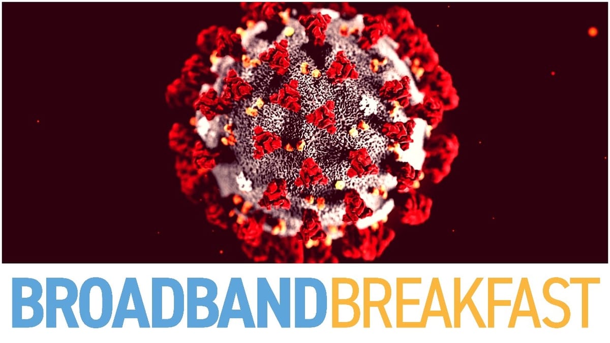 Broadband Breakfast Live Online Will Stream Daily in March on ‘Broadband and the Coronavirus’