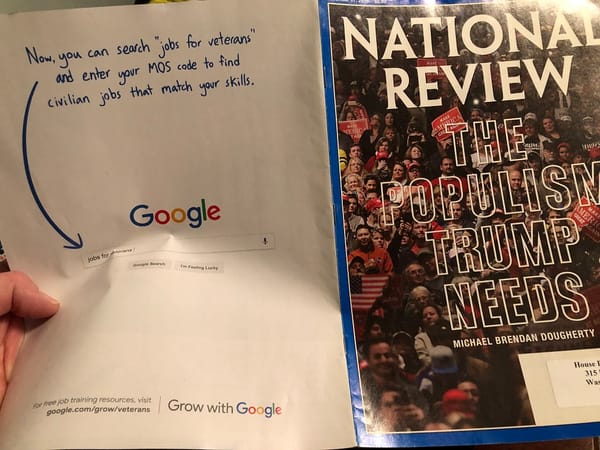 How Bad is Life for Google? They Advertise in Conservative Magazines That Attack Them