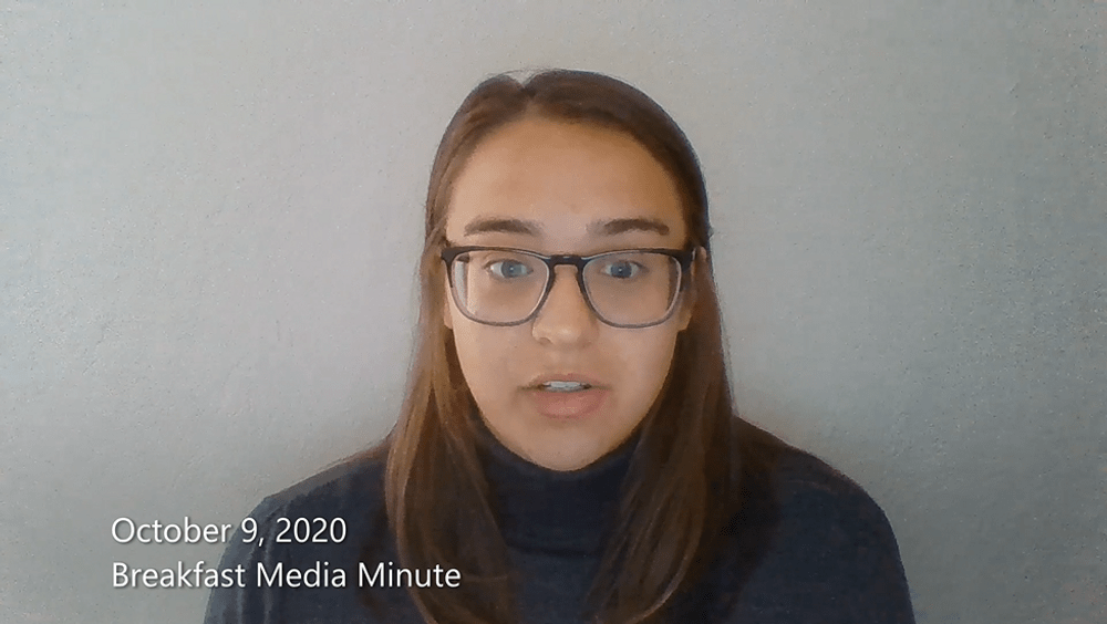 Breakfast Media Minute: October 9, 2020