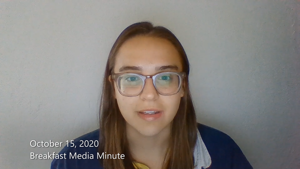 Breakfast Media Minute: October 15, 2020