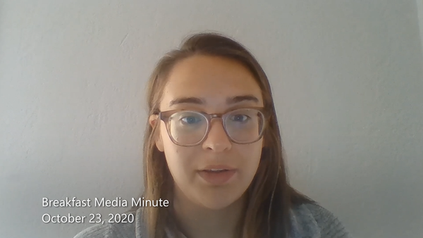 Breakfast Media Minute: October 23, 2020