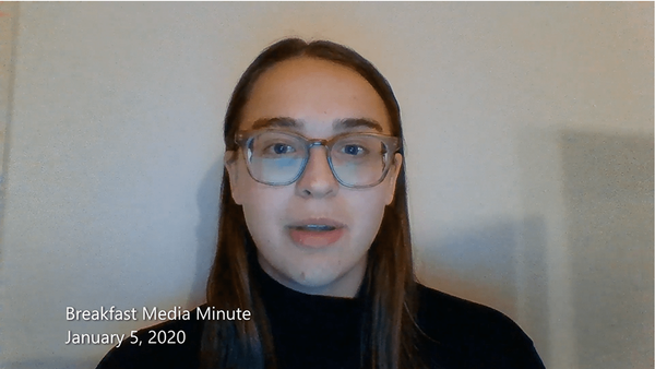 Breakfast Media Minute: January 5, 2020