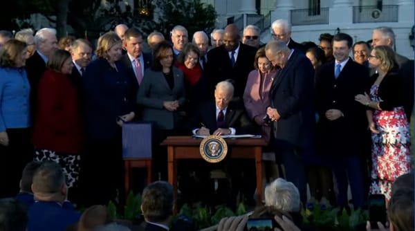 President Biden Signs Infrastructure Bill at White House, Touting Better Broadband