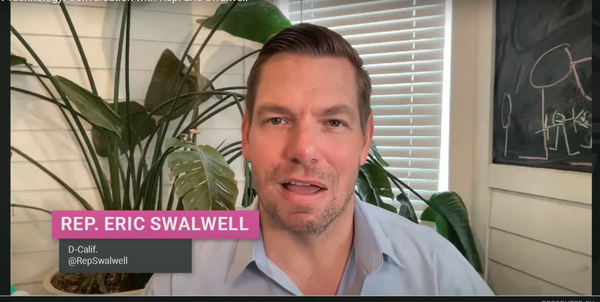 Rep. Swalwell Says App Preference Bill Will Harm National Security