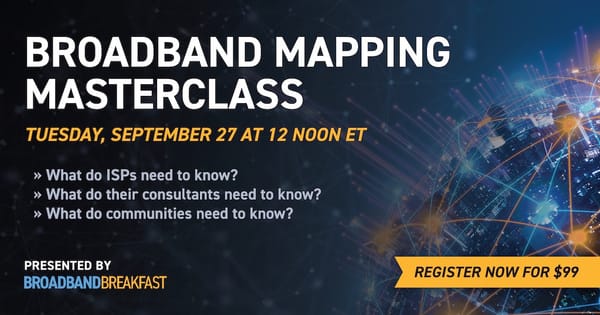 Broadband Mapping Masterclass on September 27, 2022
